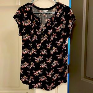 Floral print blouse